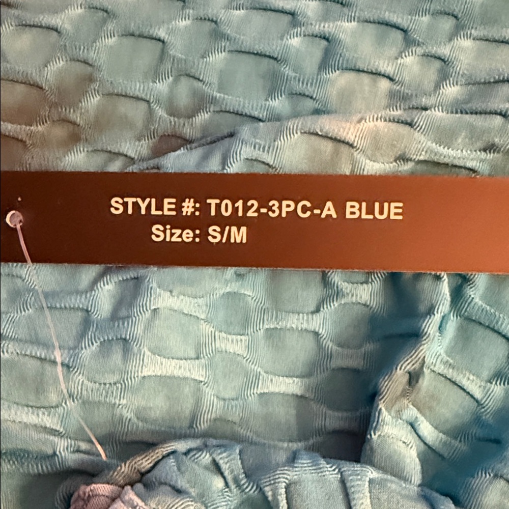 New Mix 3 piece Blue and Black Leggings Set - Picture 8 of 8